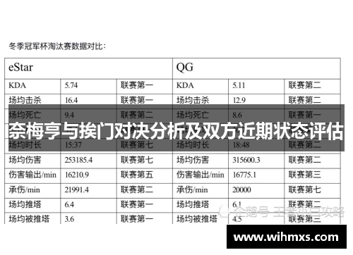 奈梅亨与挨门对决分析及双方近期状态评估